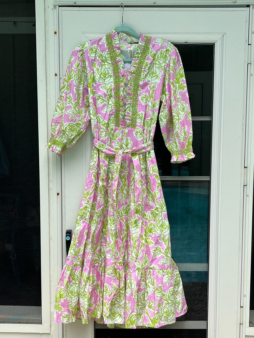women’s bright summer dress
